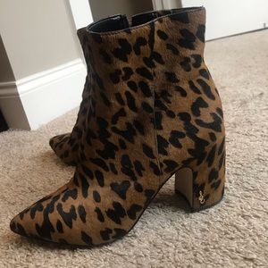 Sam Edelman Hilth Genuine Calf Hair Bootie